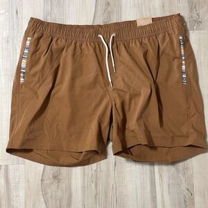 NWT Wowie Sapien 2.0 5" Inseam Shorts Mens XXL 2XL  Turmeric Aztec Trim Pockets